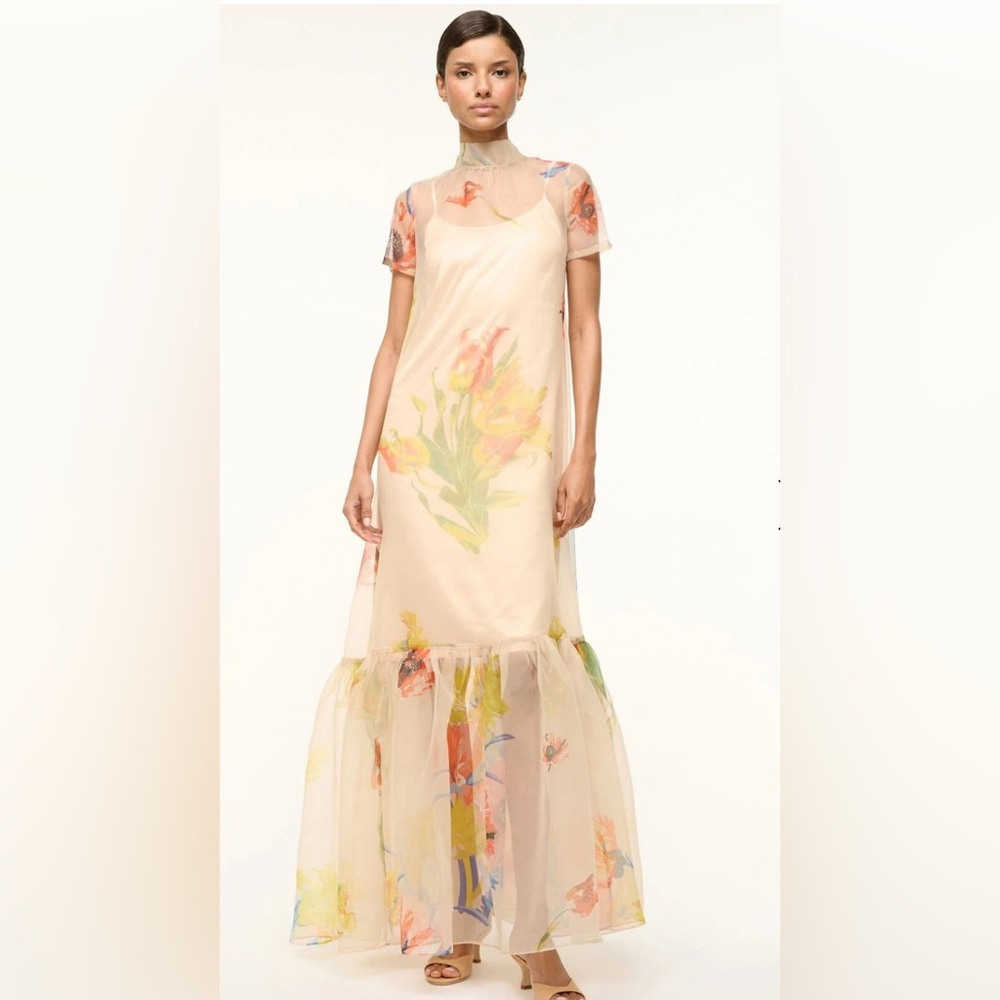 Staud calluna dress. Worn once and then dry cleaned.